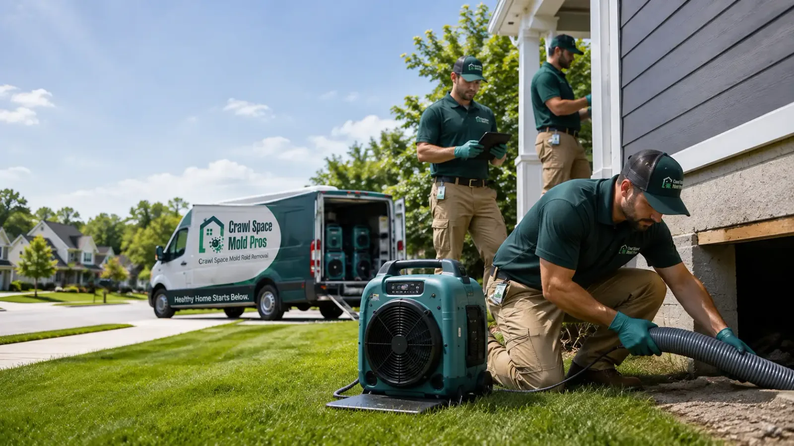 Crawl Space Mold Removal in Green Valley Lake, CA